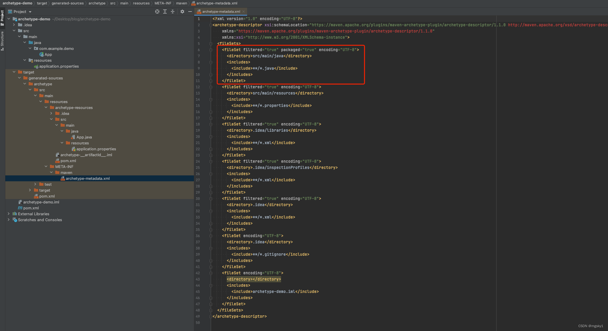 【单模块】制作Maven Archetype - 图3