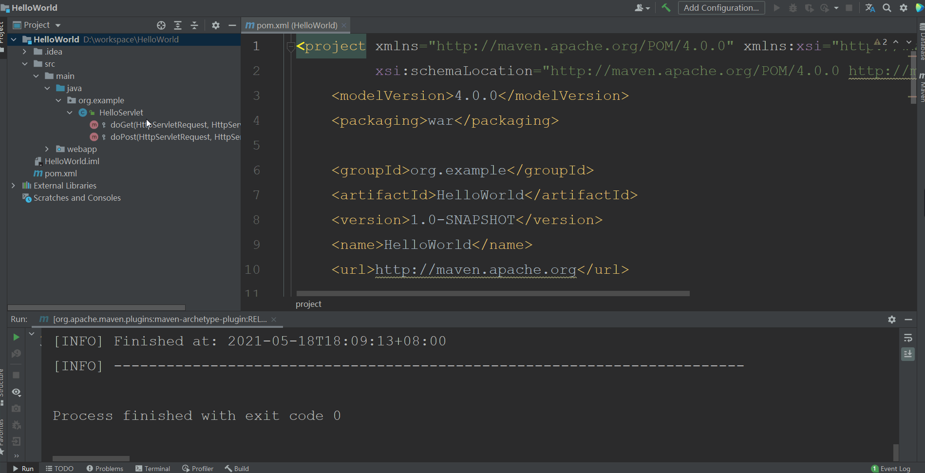 Maven自定义Archetype项目模板 - 图4