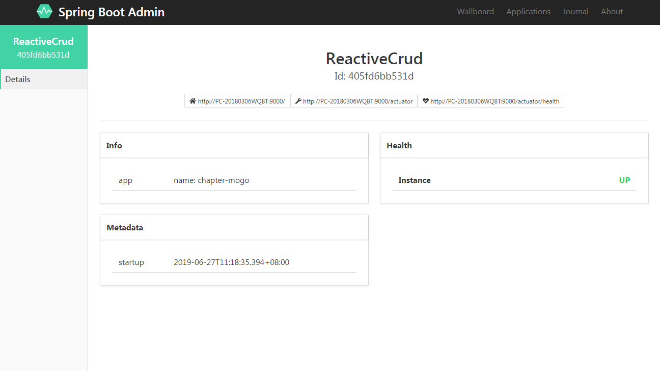SpringBoot Admin 实现Actuator端点可视化监控（开启认证） - 图2