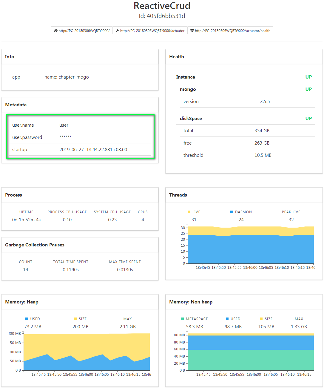 SpringBoot Admin 实现Actuator端点可视化监控（开启认证） - 图3