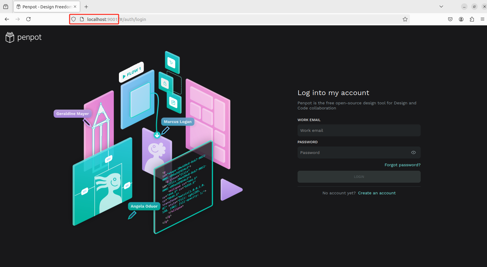 开源设计和原型创作平台Penpot本地docker部署与远程在线协作 - 图4