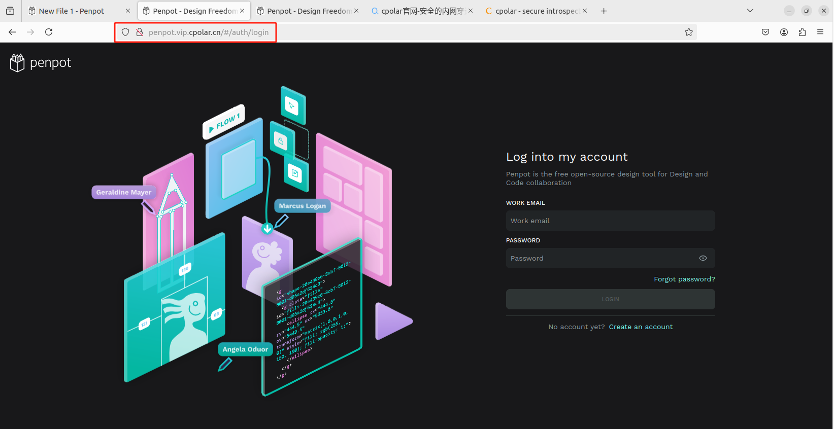 开源设计和原型创作平台Penpot本地docker部署与远程在线协作 - 图17