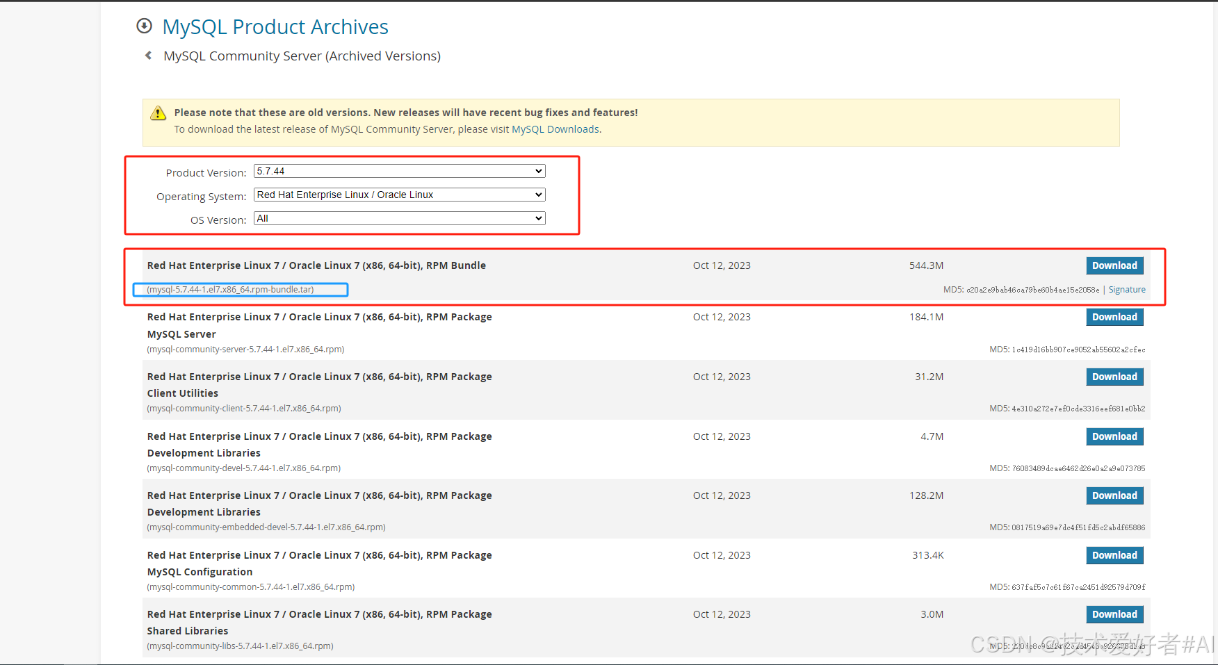 Linux安装MySQL保姆教程(两种安装方式) - 图15