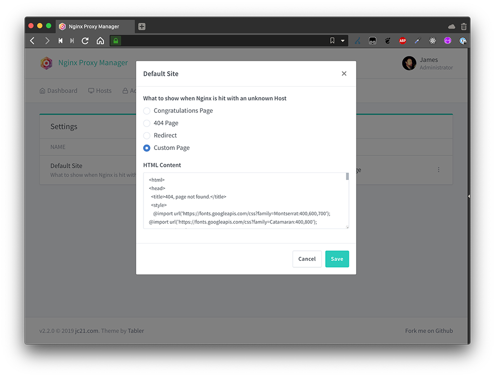 Nginx可视化管理界面：nginx-proxy-manager - 图3